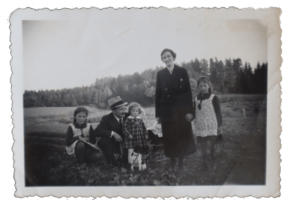 Familienfoto am Muttertag 1936